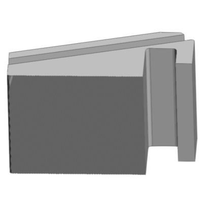 Χάλυβα Pinza 005 E1 με μέθοδο επεξεργασίας CNC και 88.0x56.0x39.0 mm