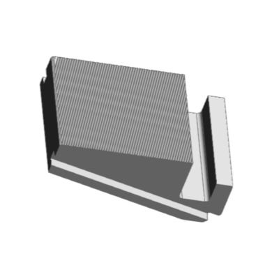 Χάλυβα Pinza 005 E1 με μέθοδο επεξεργασίας CNC και 88.0x56.0x39.0 mm