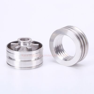 Επεξεργασμένα εξαρτήματα στροφής CNC 0.01mm Ανεκτικότητα Βιομηχανικές εφαρμογές Συστατικά ακριβείας